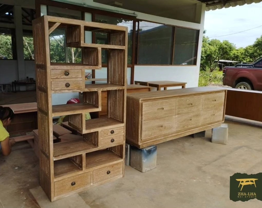 ชุดห้องรับแขก : ชั้นวางทีวี, ชั้นวางหนังสือ ชุดห้องรับแขก