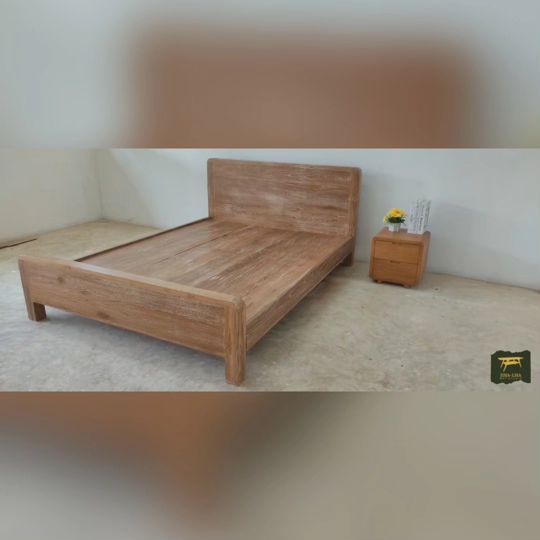 เตียงไม้สัก สไตล์มินิมอล เตียงไม้สัก สไตล์มินิมอล